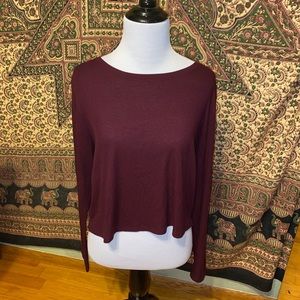 crop long sleeve - warn often